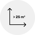 Legetårne fra 25 m²