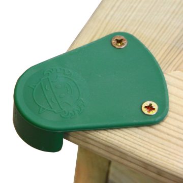 Hjørnebeskyttelse til sandkasse, sæt med 4 stk.  619256