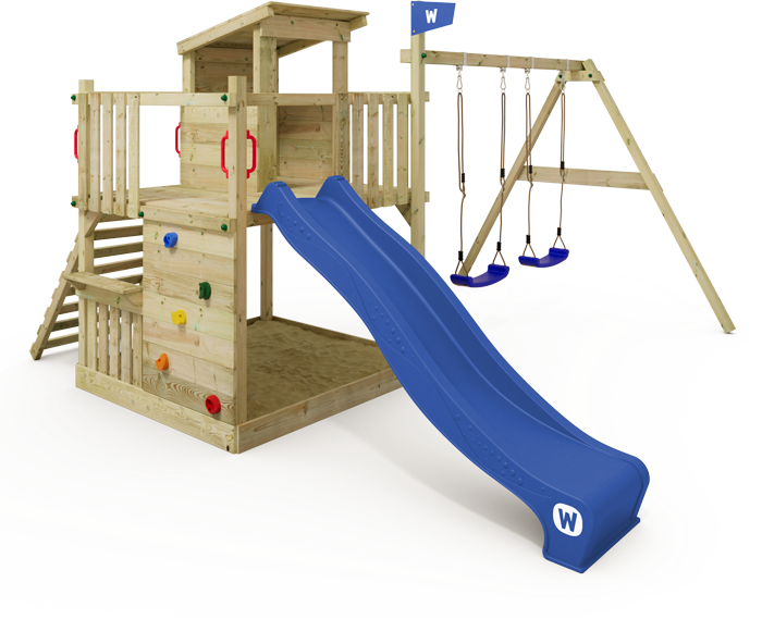 Legetårn Wickey Smart Cabin med forskellige moduler