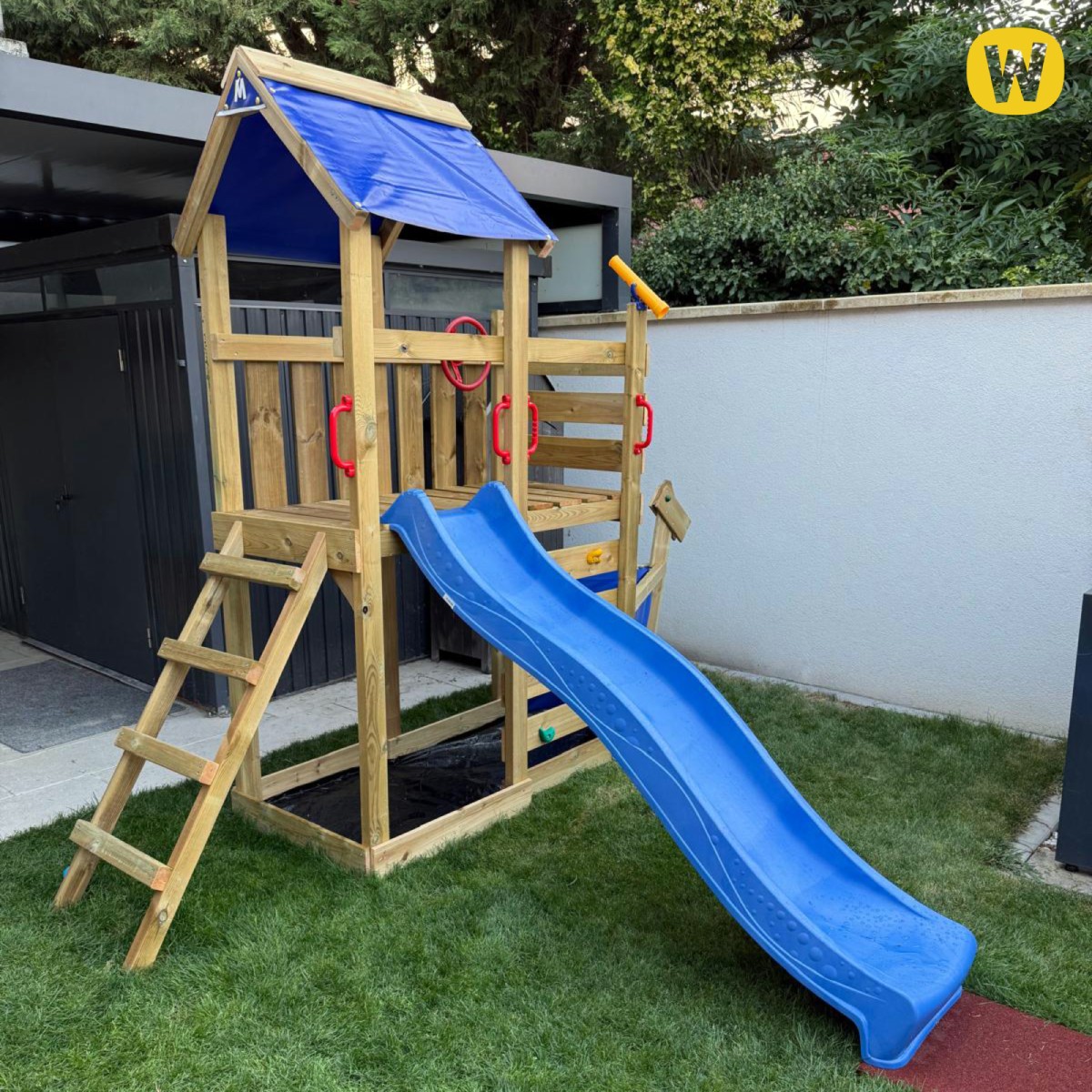 Legetårn med rutsjebane Wickey SpookyFlyer 1000240_k